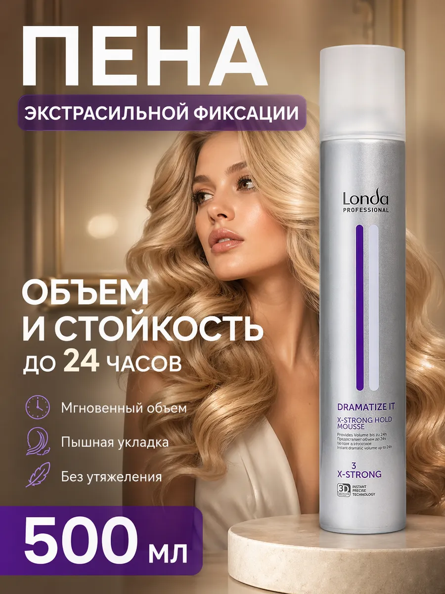 Пена для укладки экстрасильной фиксации - LONDA DRAMATIZE IT